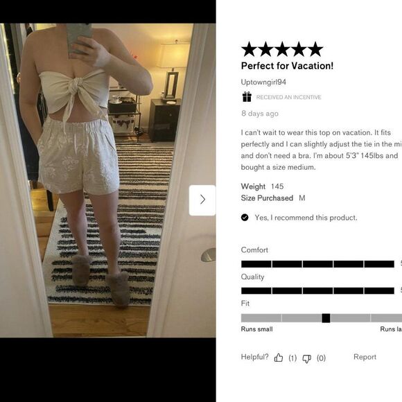 EXPRESS Linen-Blend Tie Front Bandeau Top / Crop Top in Black NWT (L + XL) - Picture 9 of 16